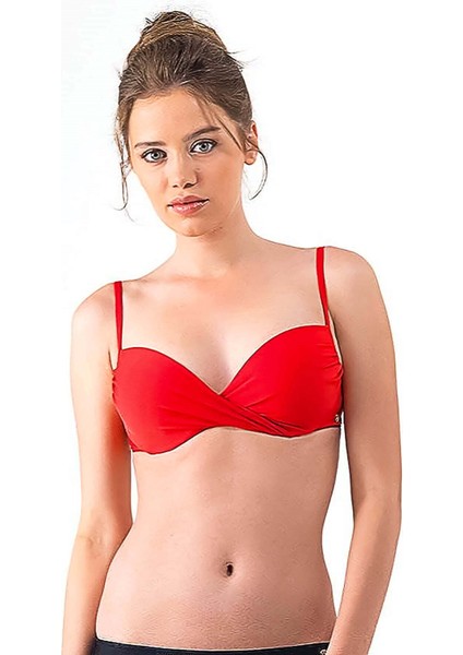 Bikini Üst Çıkarılabilir Destekli Balenli Push Up