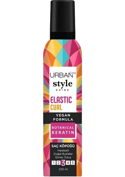 Urban Care Style Guide Elastic Curl Bukle Belirginleştirici Köpük 200 ml