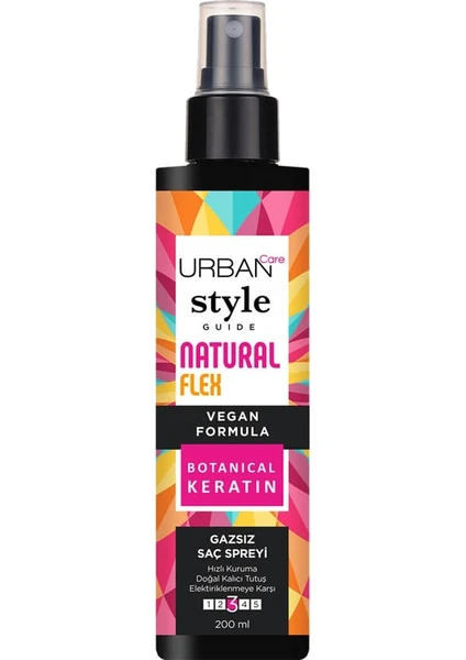 Urban Care Style Guide Natural Flex Gazsız Saç Spreyi 200 ml