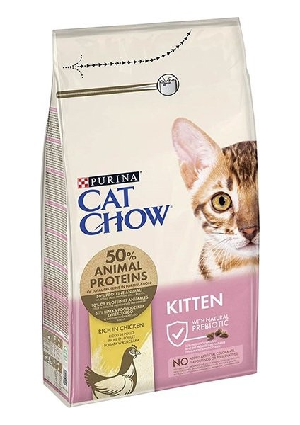 Cat Chow Purina Cat Chow Kitten Tavuklu Yavru Kedi Maması 1.5 kg