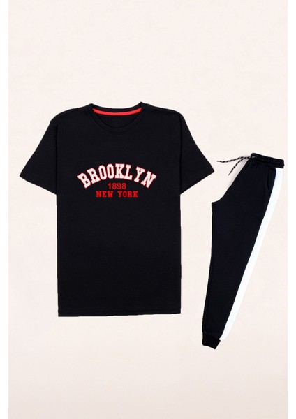 Brooklyn Baskılı Eşofman Takımı