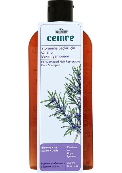 Yıpranmış Saçlar Için Onarıcı Bakım Şampuanı 250 ml