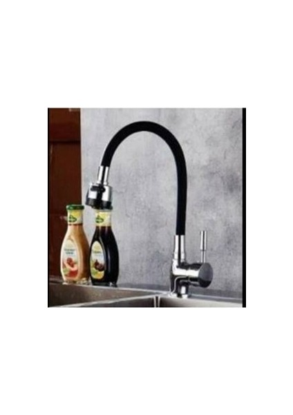 Krw Aig Siyah Yagmurlama 3 Fonksiyonlu Su Akişli Mutfak Evye ( Borusu)