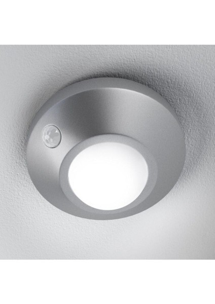 Nıghtlux LED Çift Sensörlü Tavan Gece Lambası Gümüş Kasa