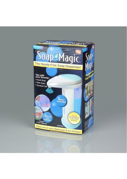 Sensörlü Sıvı Sabunluk Soap Magic Banyo Mutfak ve Ofiste KULLANIMRLX8644