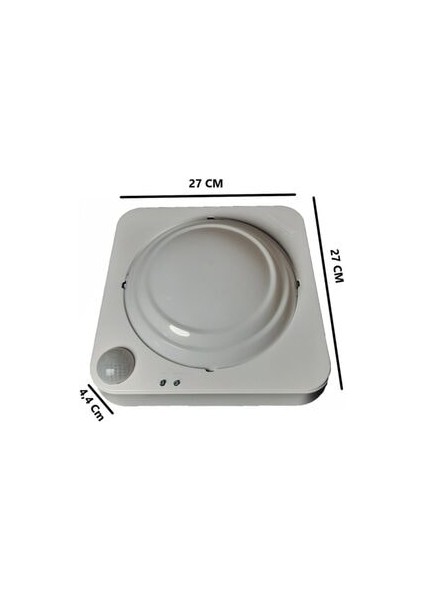 20 Watt 360 Derece Hareket Sensörlü LED Tavan Armatürü