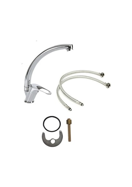 Mix Kuğu Mutfak Evye Musluğu Çeşmesi Bataryası