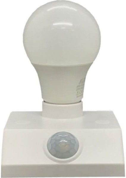 9W (60W) 360 Derece Hareket Sensörlü Lamba Beyaz 6500K E27 Duy