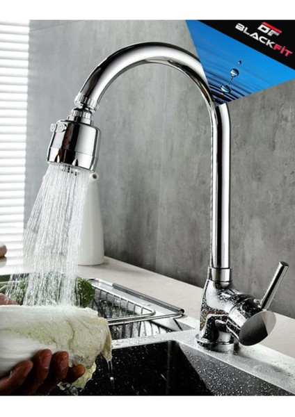 Çift Su Girişli Pirinç Çubuk Kol 3 Fonksiyonlu Oynar Başlıklı Eviye Mutfak Lavabo Bataryası