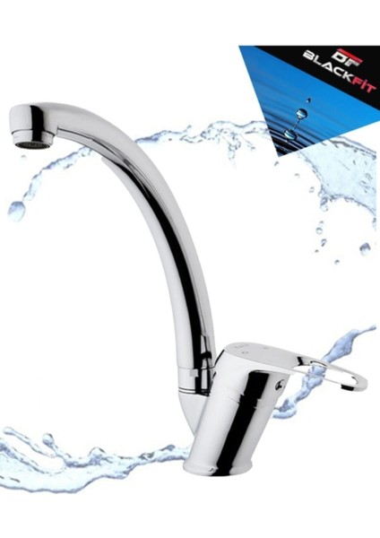 Çift Su Çıkışlı Mix Kuğu Banyo ve Lavabo Bataryası