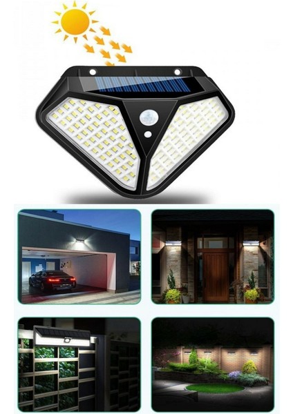 4 Adet - Hareket Sensörlü Güneş Enerjili Solar LED Aydınlatma