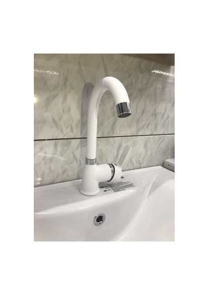 Mat Beyaz Nano Teknoloji Lavabo Bataryası