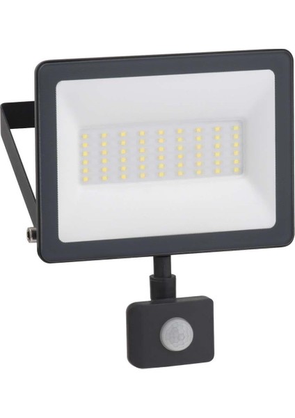50W Ir Sensörlü LED Projektör Beyaz Işık IP44