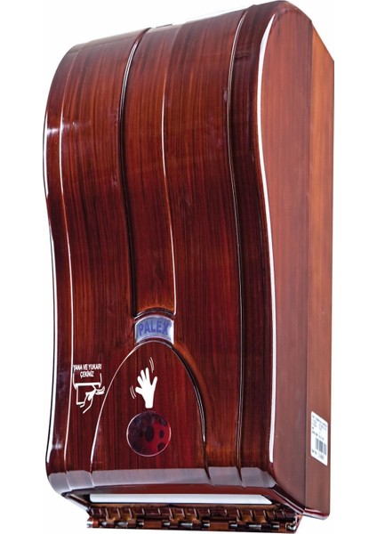 Sensörlü Fotoselli Elektrikli ve Pilli Otomatik Kağıt Havlu Makinesi 21 cm Ahşap