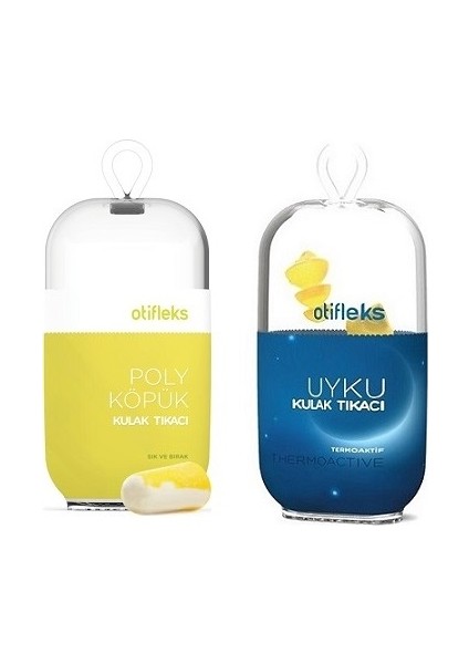 Poliüretan Köpük Kulak Tıkacı + Uyku Kulak Tıkacı (L)