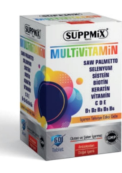 Saw Palmetto Çinko Selenyum Multivitamin 60 Tablet modelleri