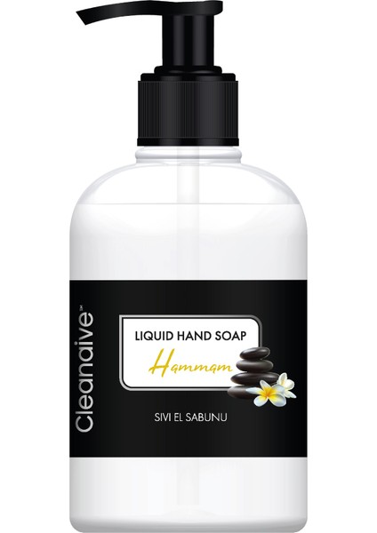 Liquid Hand Soap Hammam (500ML) - Hamam Kokulu Sıvı El Sabunu - Beyaz Sabun