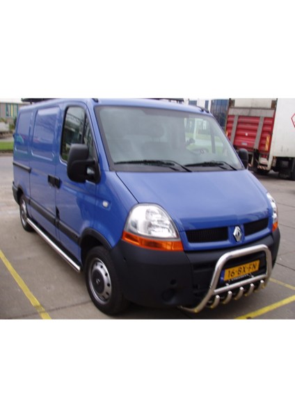 Renault Master Opel Movano Krom Ön Tampon Koruma Paslanmaz Çelik Tüm Modeller