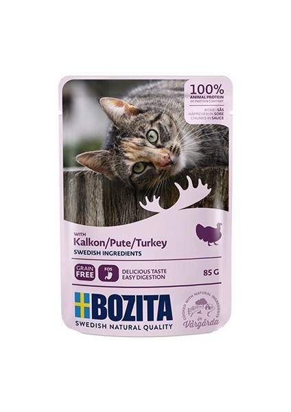 Pouch Hindi Etli Tahılsız Yetişkin Kedi Konservesi 85 gr