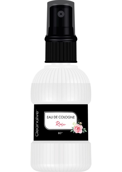 Eau De Cologne Rose (50ML) - 80 Derece Sprey Kolonya - Gül Suyu