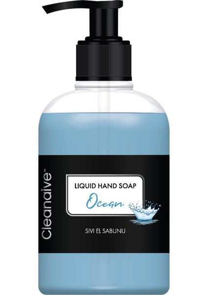 Liquid Hand Soap Ocean (500ML) - Okyanus Kokulu Sıvı El Sabunu