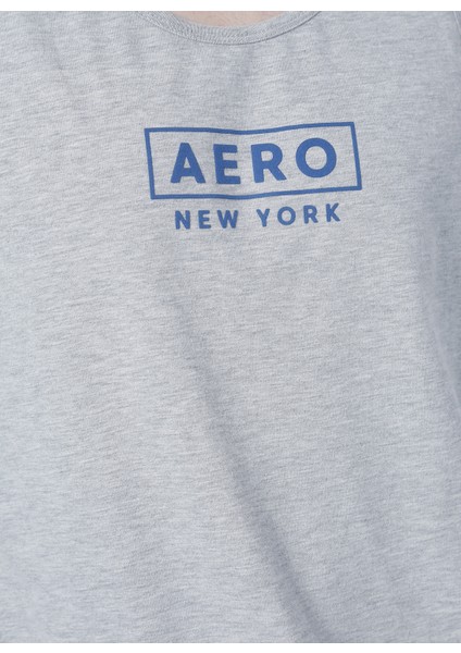 E-9237 Geniş Yaka Regular Fit Baskılı Gri Melanj Erkek Atlet fiyatları