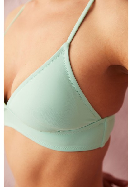 Mintyeşili Basic Bralet Bikini Üstü modelleri