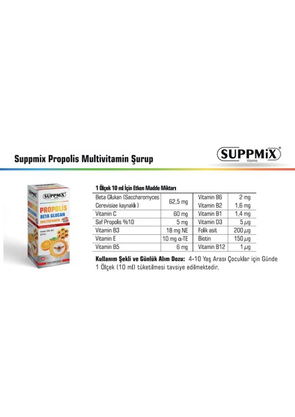 Propolis Beta Glucan Şurup 150 ml