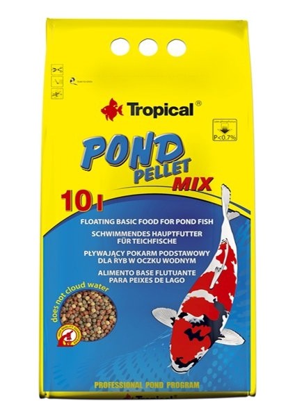 Pond Pellet Mix Koi ve Japon Balıkları Için Granül YEM 130 gr