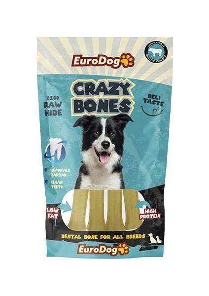 Crazy Bones Press Köpek Kemiği 7 cm 5li