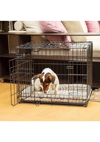 Dog-Inn 60 Metal Köpek Kafesi Siyah 64.1X44.7X49.2H cm fiyatları