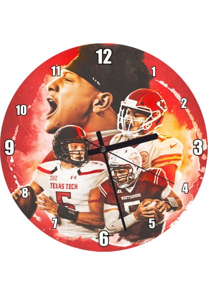 Cakatablo Yemek Odasında Genç Kız Yağlıboya Çizim Duvar Saati (Çap 50X50 cm )