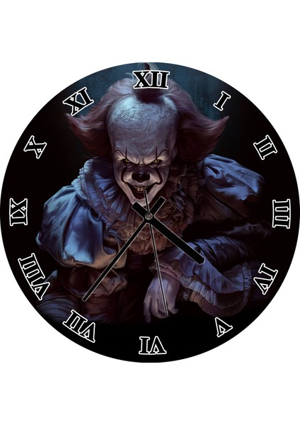 Cakatablo Justin Maller Mutlu Duvar Saati (Çap 30X30 Cm)