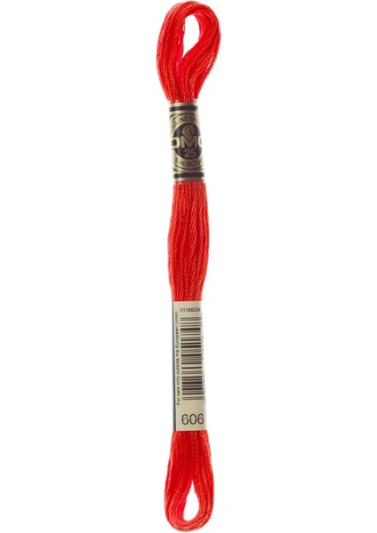 Dmc Muline Specisl 8 Metre Nakış Ipliği (2 Adet): Renk: 606