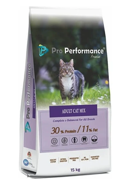 Pro Performance Premium Adult Cat Mix 15 kg