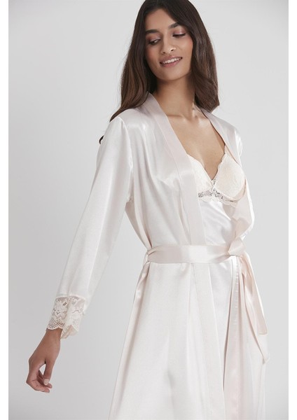 4370 Ikili Saten Gecelik - Sabahlık Takımı modelleri