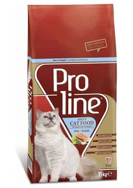 Pro Line Proline Balıklı Yetişkin Kedi Maması 15 kg