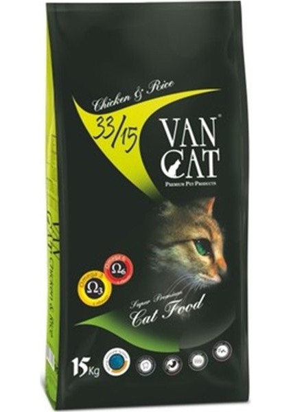 Vancat Tavuklu Yetişkin Kedi Maması 15 kg