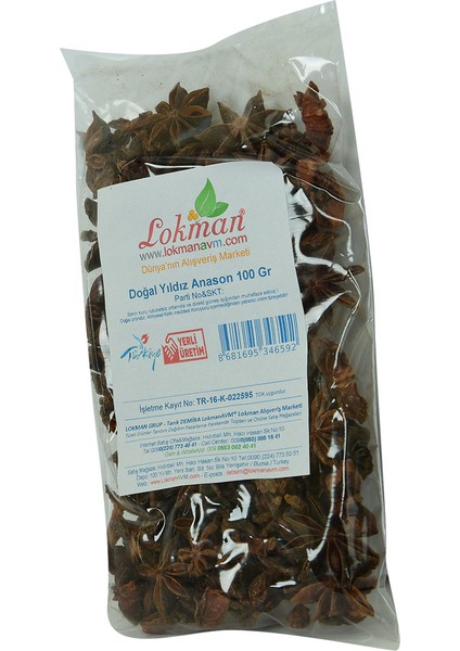 Yıldız Anason Doğal 100 gr Paket fırsatları