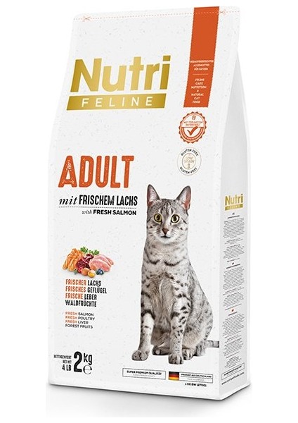 Adult Salmon Somonlu Yetişkin Kedi Maması 2 kg