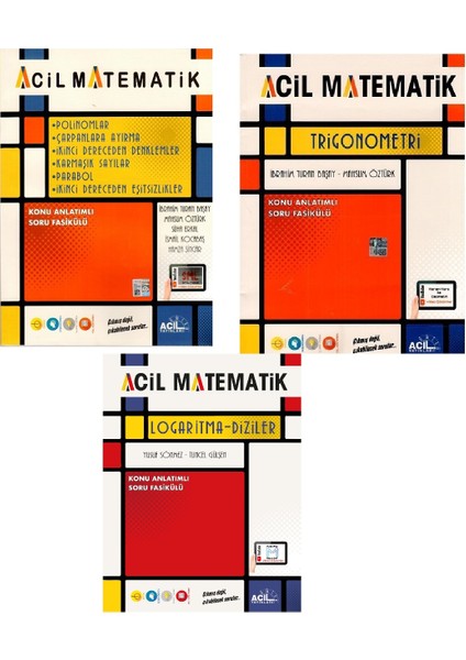 AYT Polinom - Çarpanlar - 2. Derece & AYT Trigonometri & AYT Logaritma Diziler