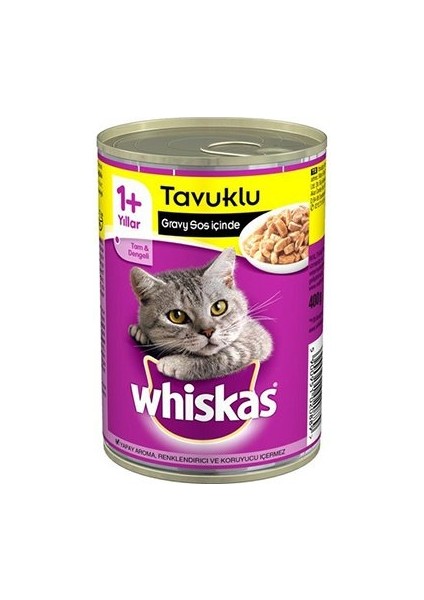 Tavuklu Yetişkin Kedi Konservesi 400 gr