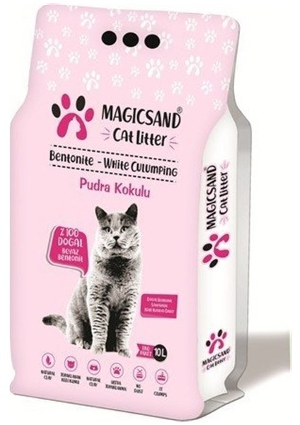 Cat Litter Bebe Pudralı Kedi Kumu Ince Taneli 10 Lt
