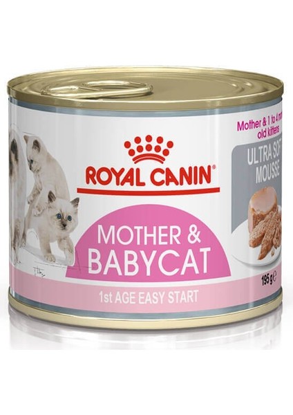 Royal Canin Mother & Babycat Konserve Yavru Kedi Maması 195 gr