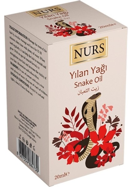 Yılan Yağı 50 ml Nurs