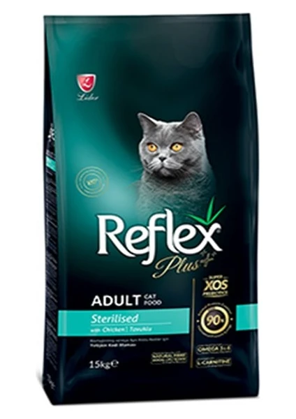 Reflex Plus Tavuklu Kısırlaştırılmış Yetişkin Kedi Maması 15 kg