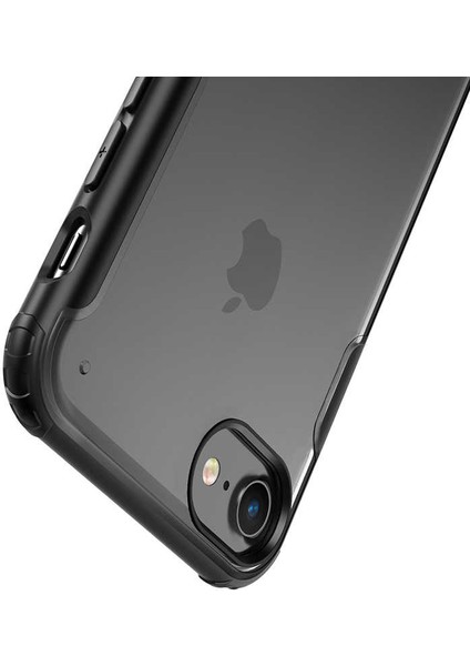 iPhone Se 2022 Venga Serisi Arkası Mat Renkli Kenar Çift Kontrast Silikon Kılıf modelleri
