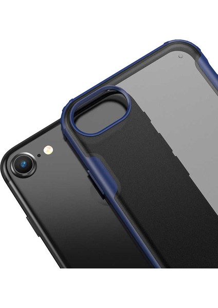 iPhone Se 2022 Venga Serisi Arkası Mat Renkli Kenar Çift Kontrast Silikon Kılıf fırsatları