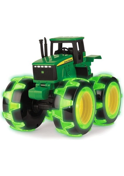 Tomy John Deere Monster Treads Lightning Wheels Traktör, Yeşil