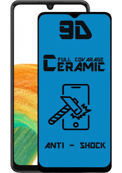 Samsung Galaxy A33 Tam Kaplayan Seramik Nano Esnek Ekran Koruyucu Cam